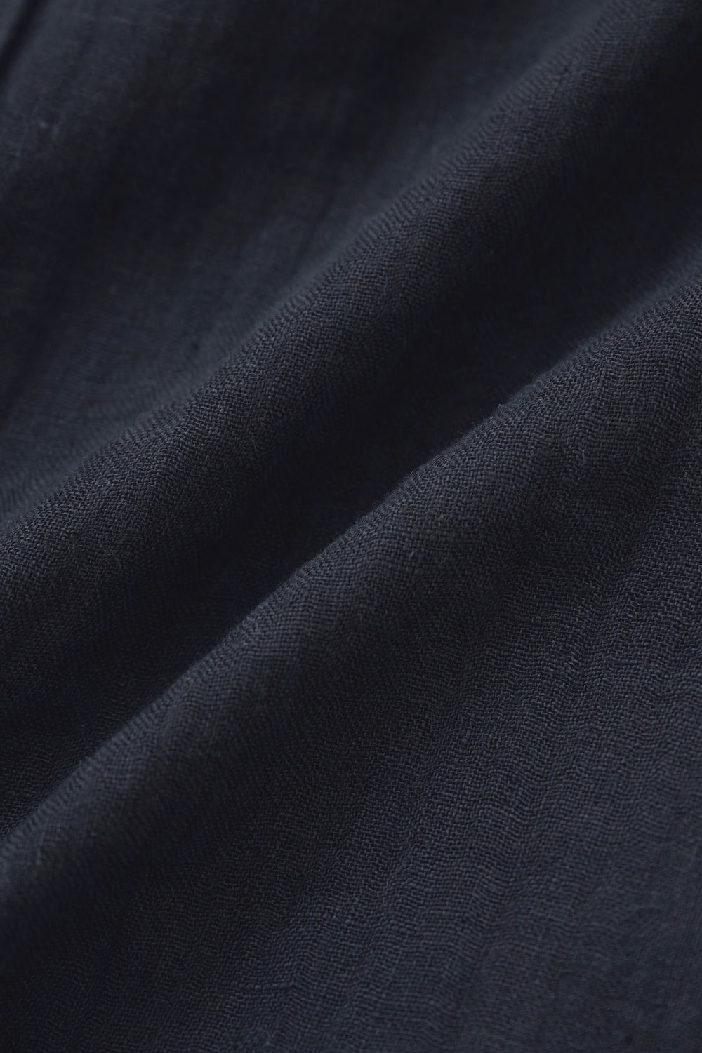 blouse cotton linen<br> AB8320B740<br> dark blue 