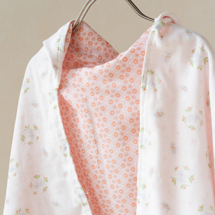 Hooded towel blanket Heart cherry