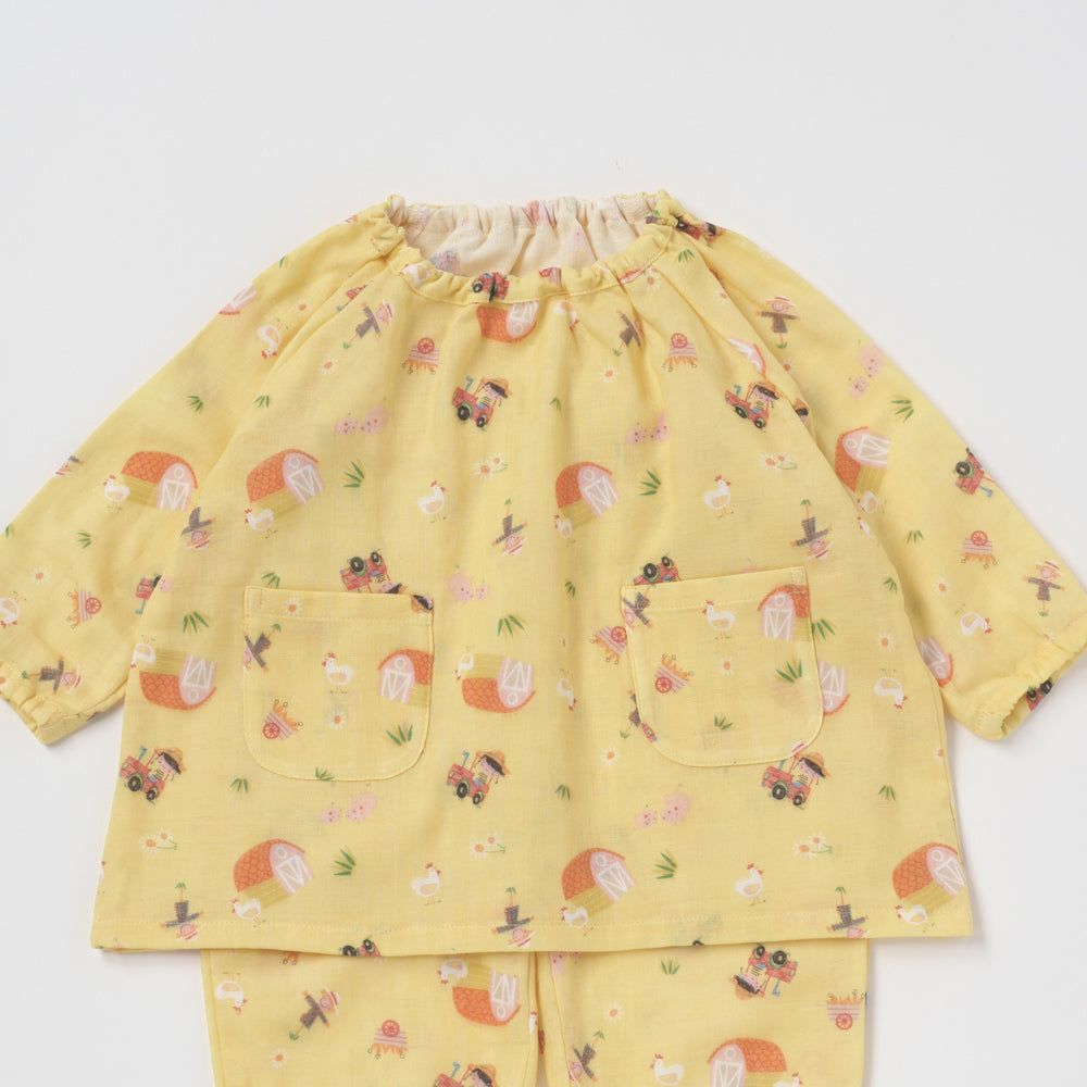 smock pajamas heart cherry<br> 80-100cm 