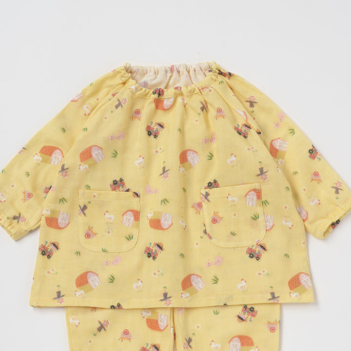 smock pajamas heart cherry<br> 80-100cm 