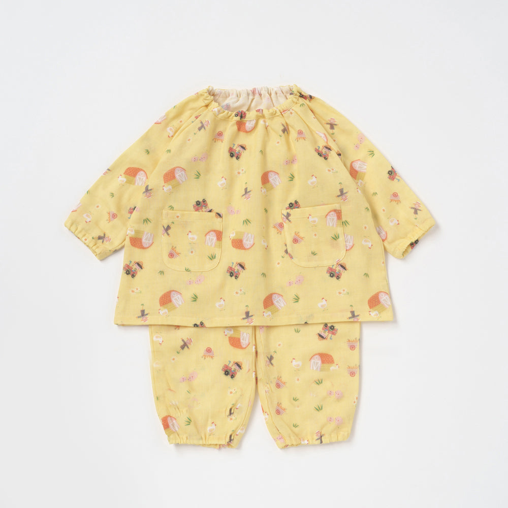 smock pajamas heart cherry<br> 80-100cm 