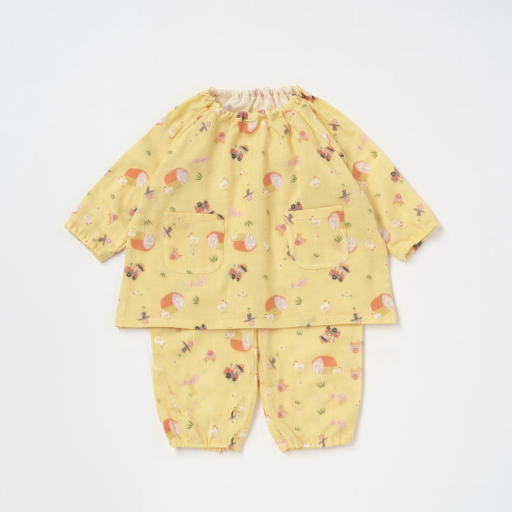smock pajamas heart cherry<br> 80-100cm 