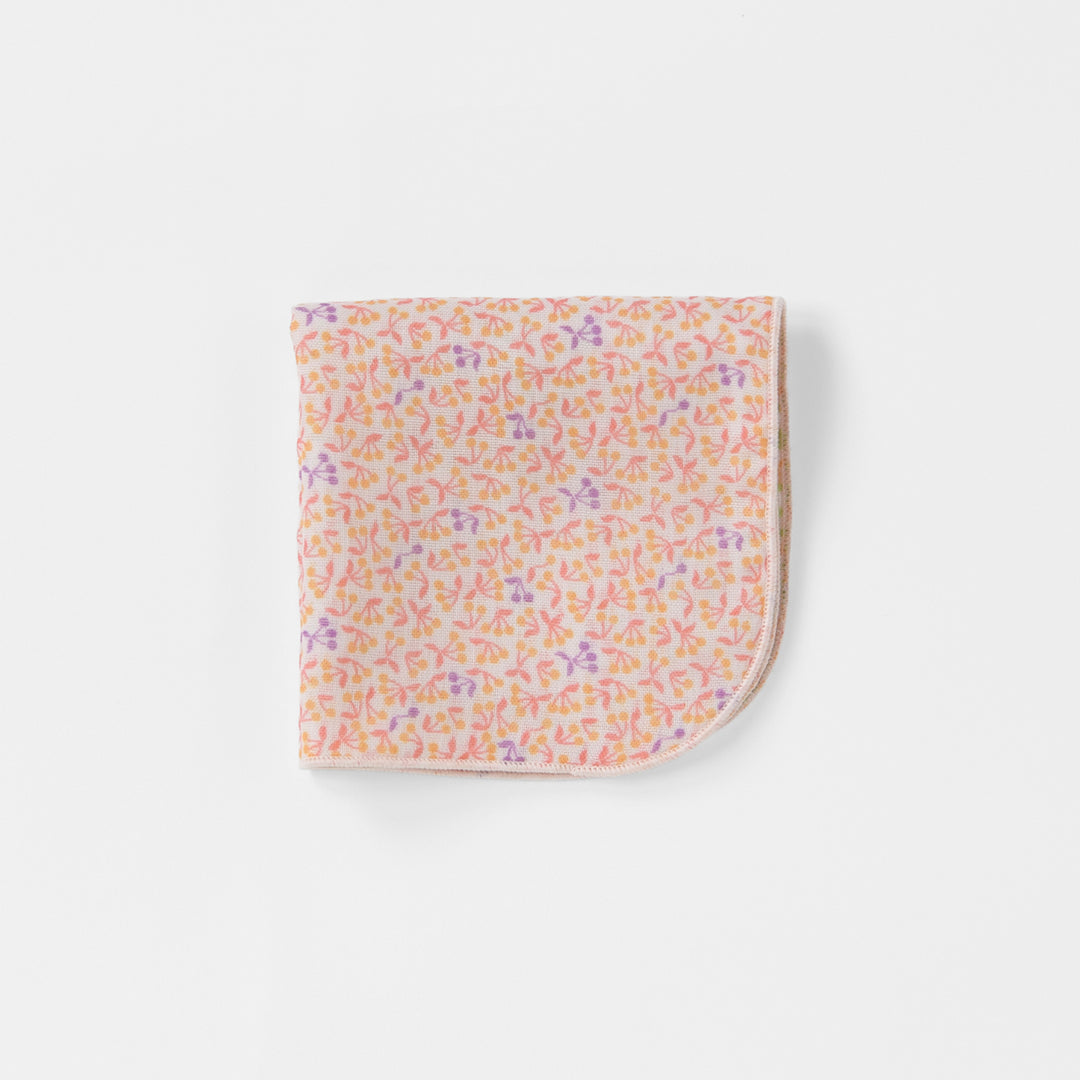 Gauze handkerchief small flower 