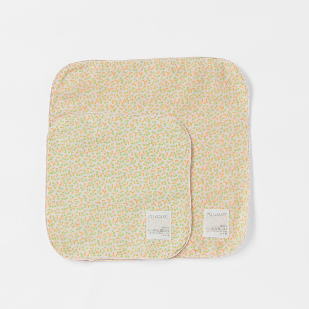 Gauze handkerchief small flower 