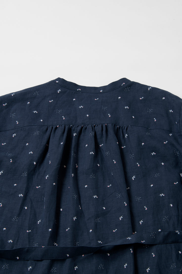 one piece cotton linen<br> AR8620B740<br> dark blue 