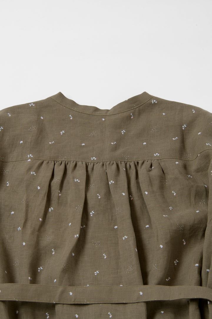 one piece cotton linen<br> AR8620B740<br> dark blue 