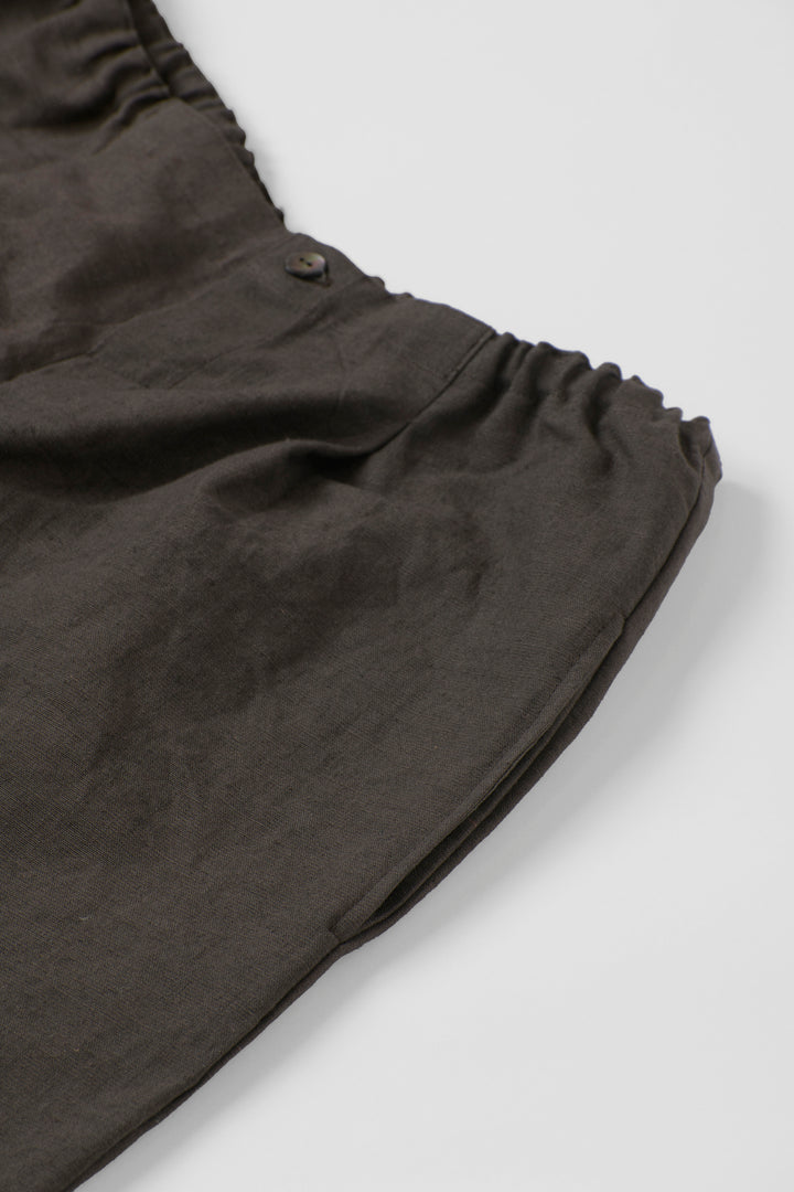 cropped pants safiran linen<br> AS0120Y716<br> khaki 