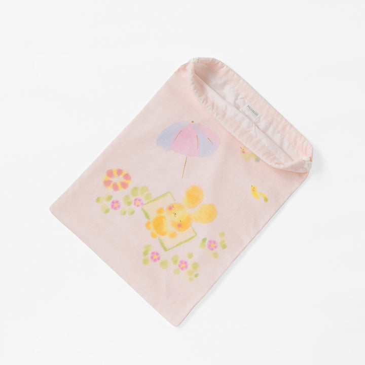 Hand-painted &amp; embroidered bag Hanadensha 