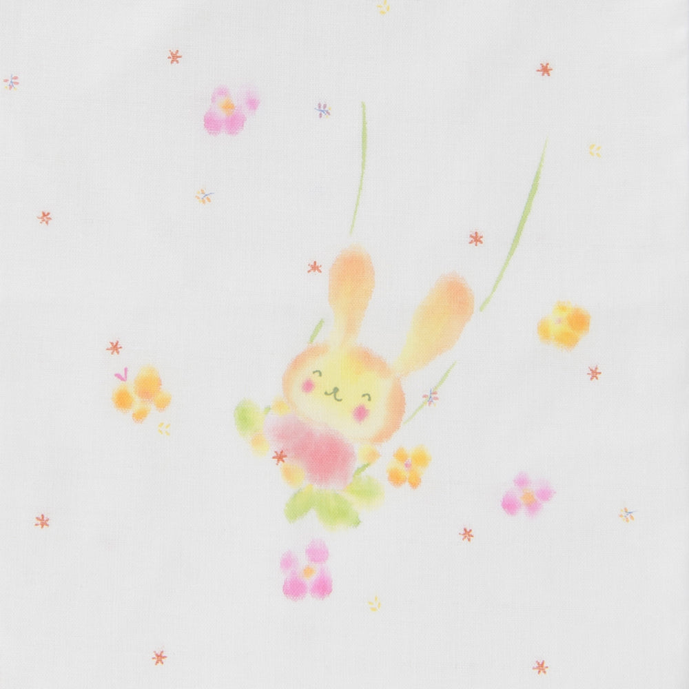 袋小　手描うさぎブランコ