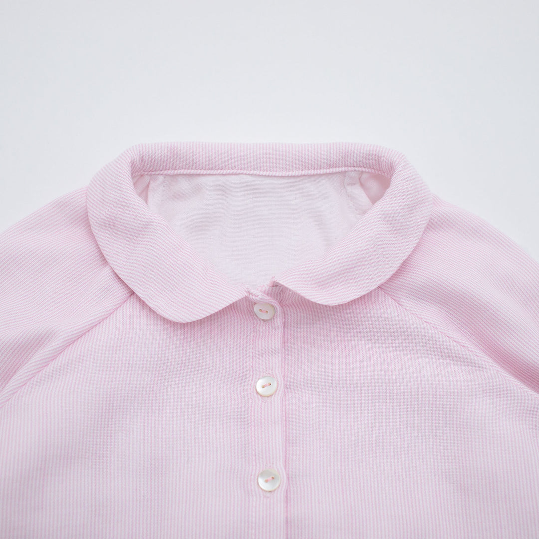 warm pajama stripes<br> 80-100cm