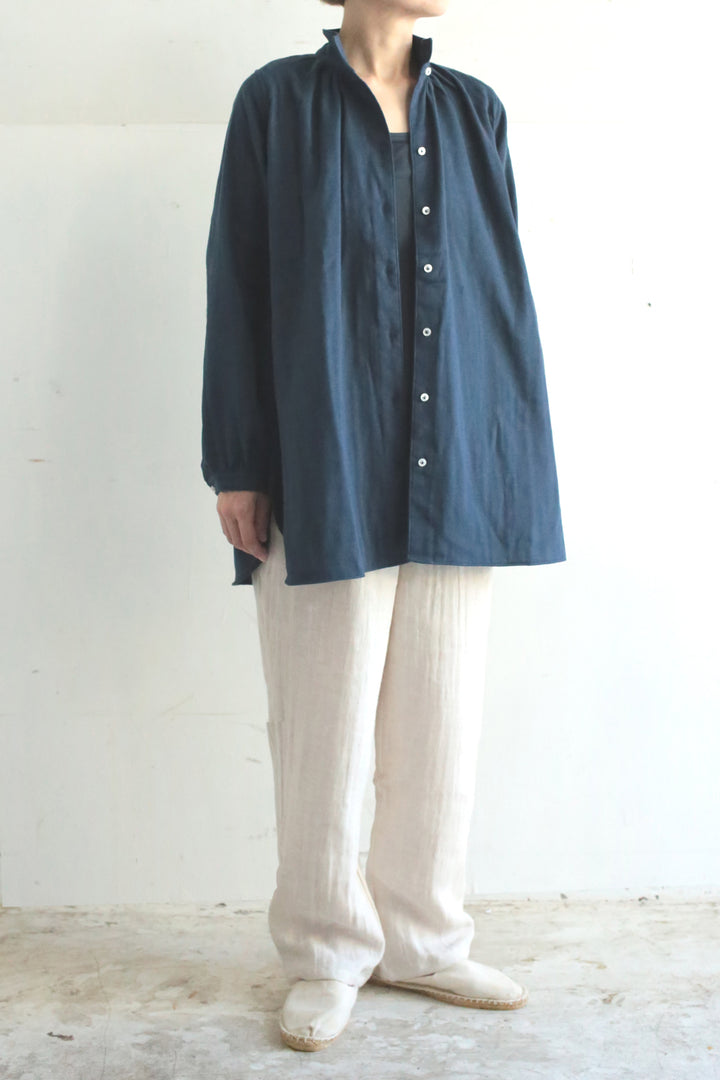 あたたかいシャツ<br>ブルー