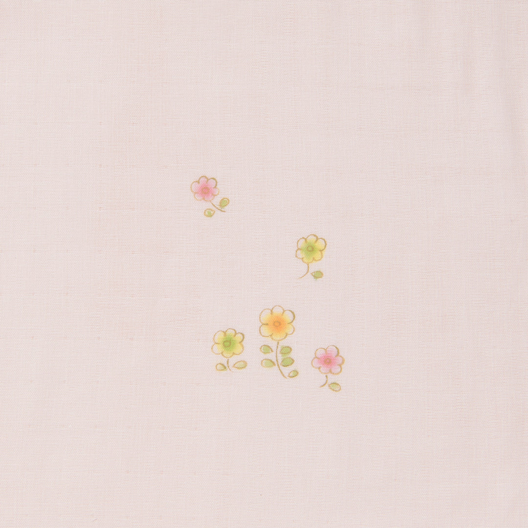 ガーゼブランケット<br>手描＆手刺繍　うさぎ