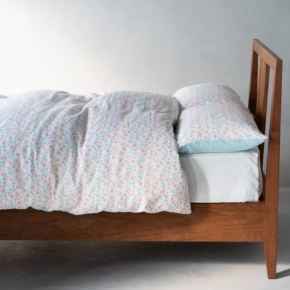 布団カバー＆枕カバー<br>花