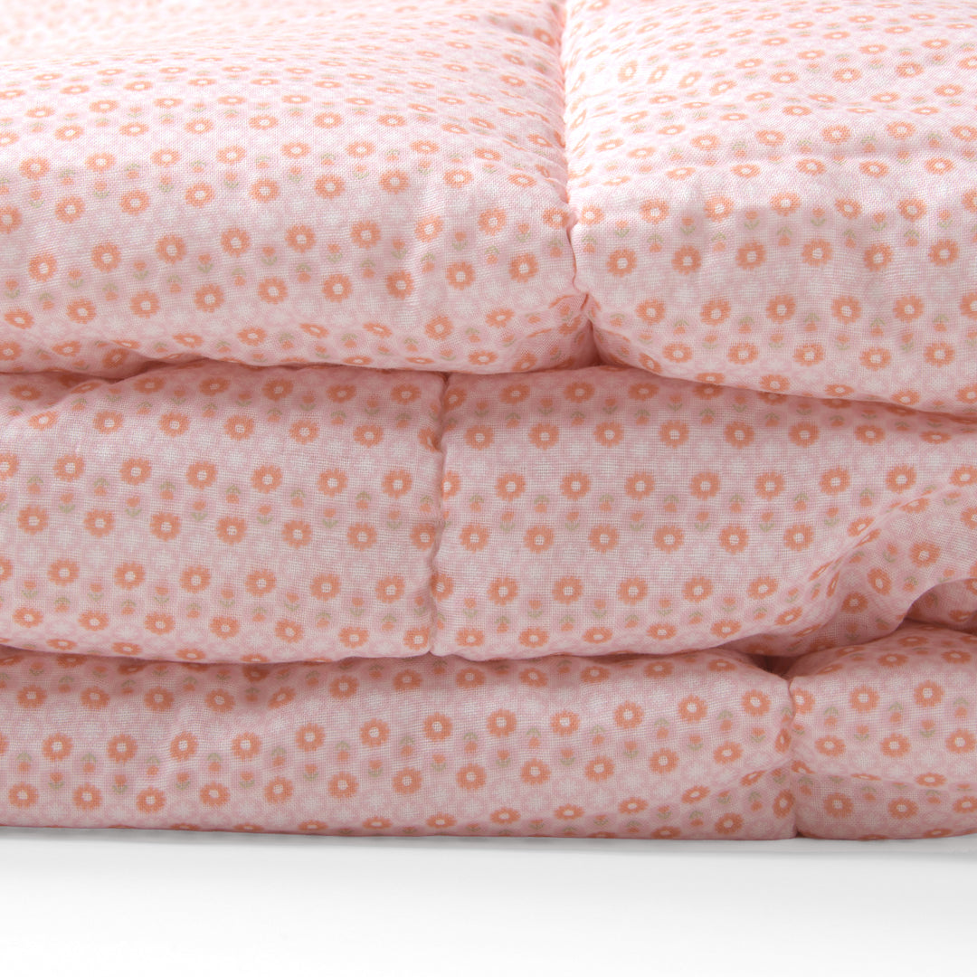 Thin cotton futon Heart cherry 