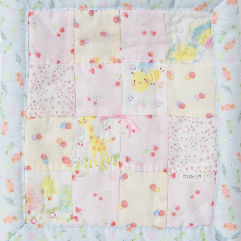 Gauze mini futon &amp; pillow rabbit 