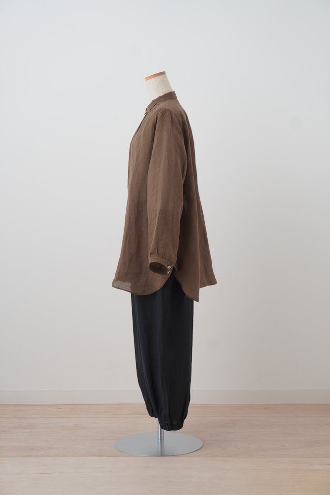 shirt linen khaki 