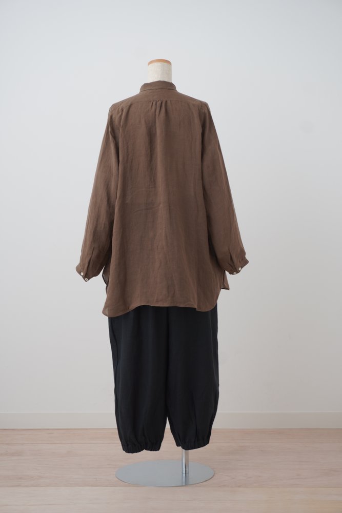 shirt linen khaki 