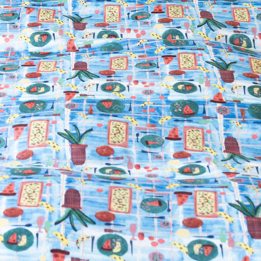 Thin cotton futon Heart cherry 