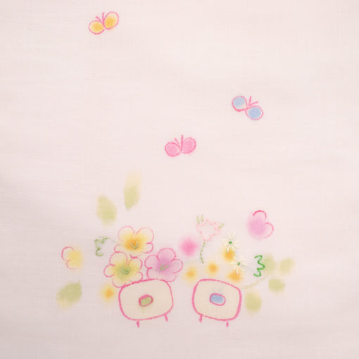 袋小　手描＆刺繍<br>はな