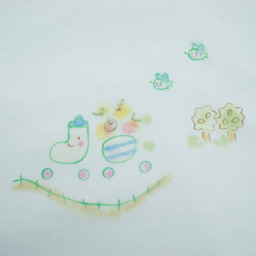 Bag hand drawing &amp; embroidery train 