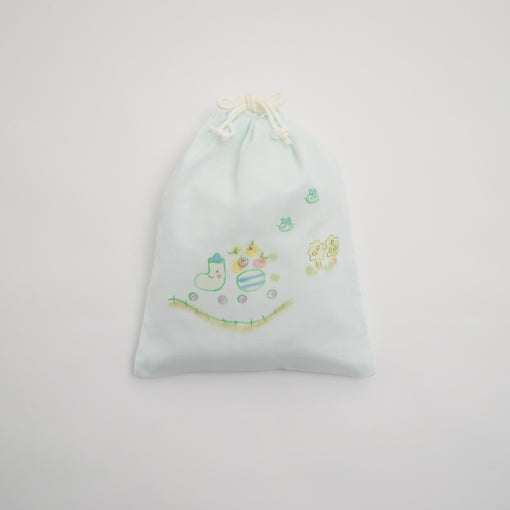 Bag hand drawing &amp; embroidery train 